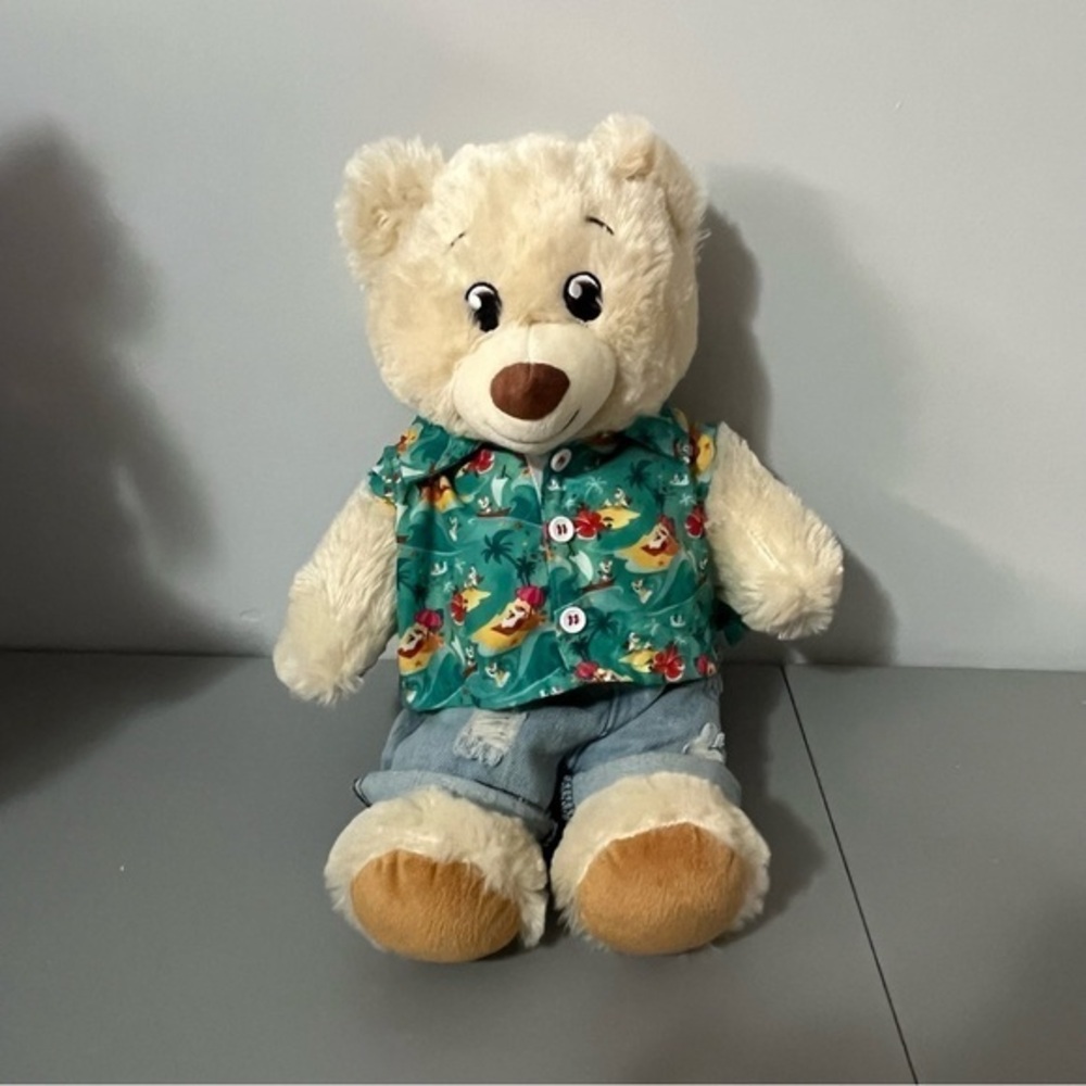 3/25$(Mix) Build-A-Bear Workshop Bear Dressed in a Hawaiian-Themed Outfit 2022